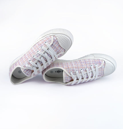 Tenis Gracia Blanco con rosa