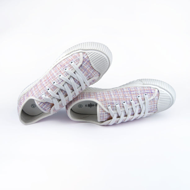 Tenis Gracia Blanco con rosa