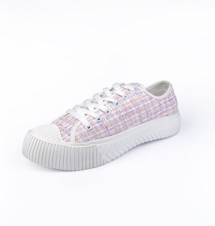 Tenis Gracia Blanco con rosa