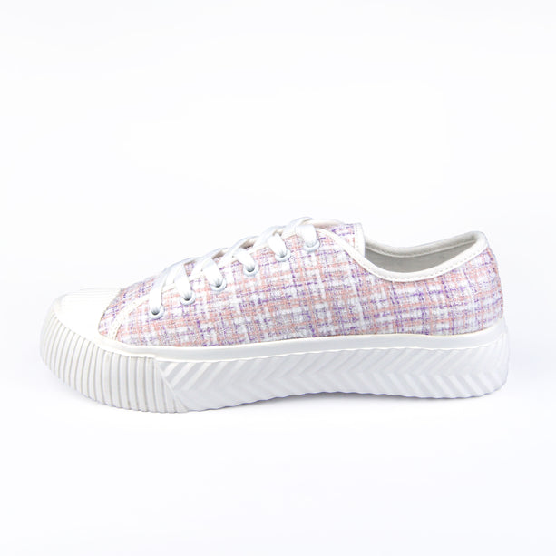 Tenis Gracia Blanco con rosa