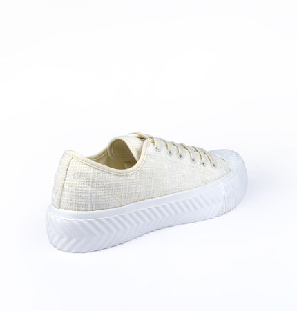 Tenis Gracia Blanco con beige