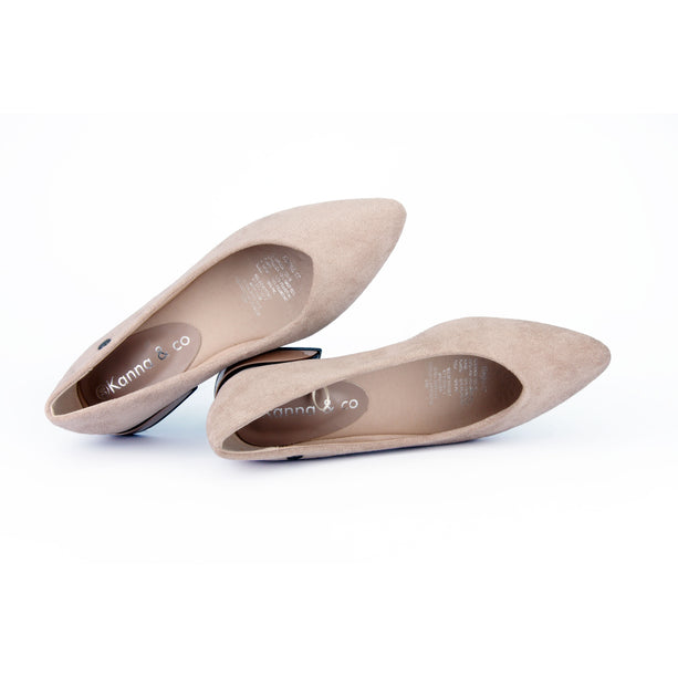 Baletas Naira Taupe