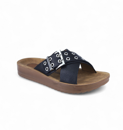 Sandalias Malva Negro