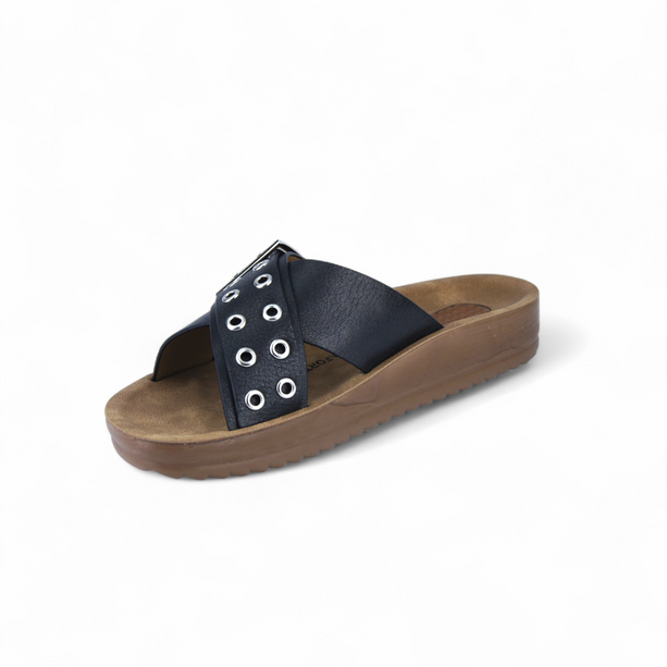 Sandalias Malva Negro