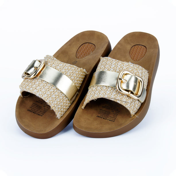 Sandalia Pina Beige