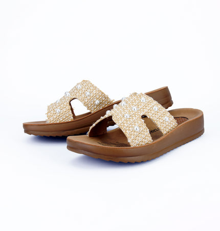 Sandalia Paula Beige
