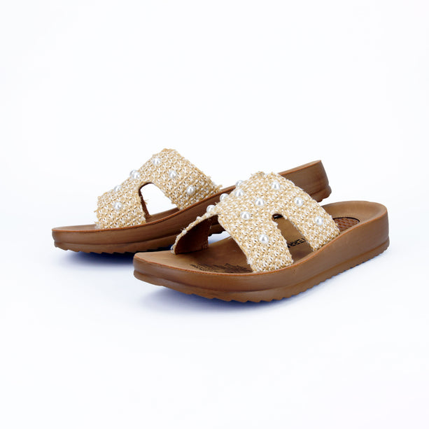 Sandalia Paula Beige