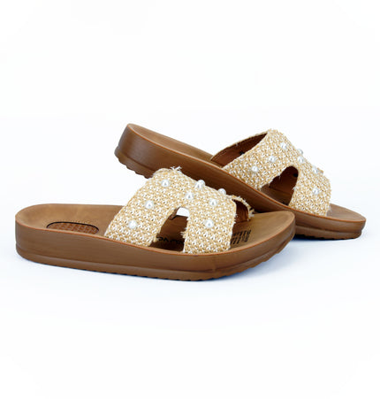 Sandalia Paula Beige