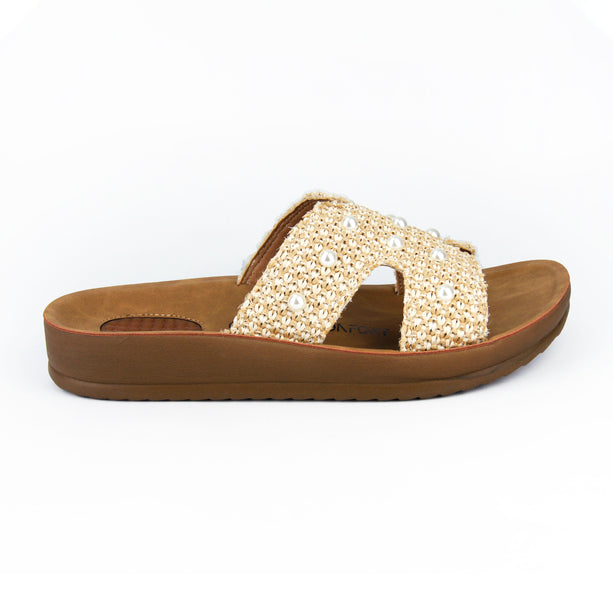 Sandalia Paula Beige