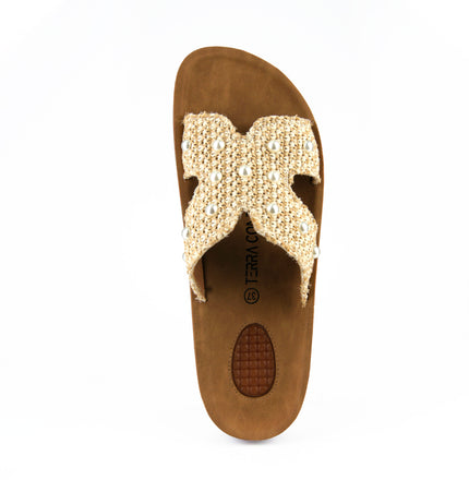 Sandalia Paula Beige