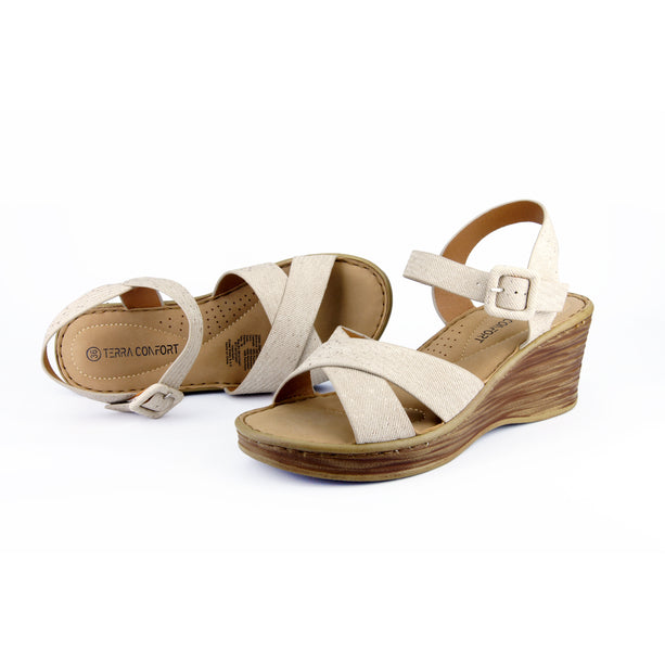 Sandalia Martina Beige