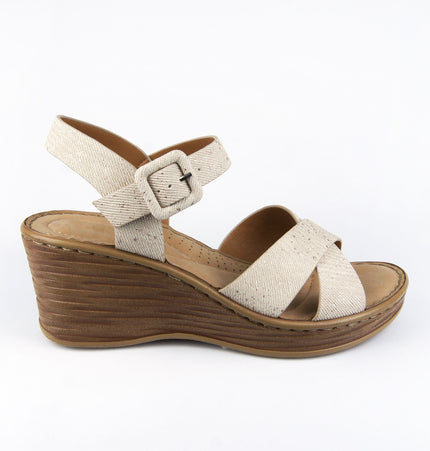 Sandalia Martina Beige