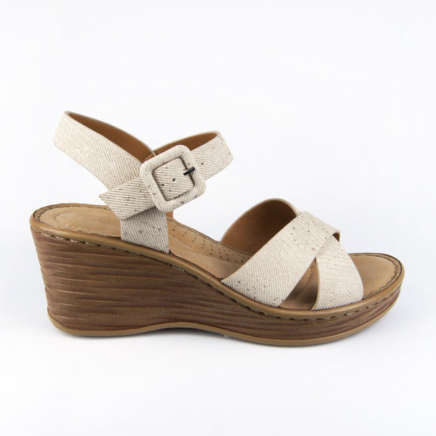 Sandalia Martina Beige
