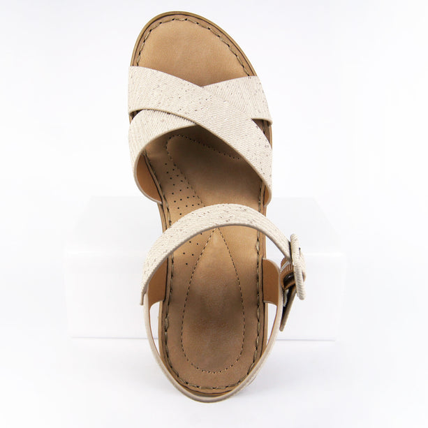Sandalia Martina Beige