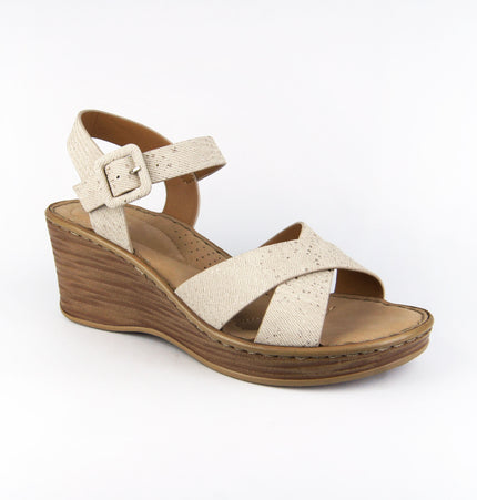 Sandalia Martina Beige