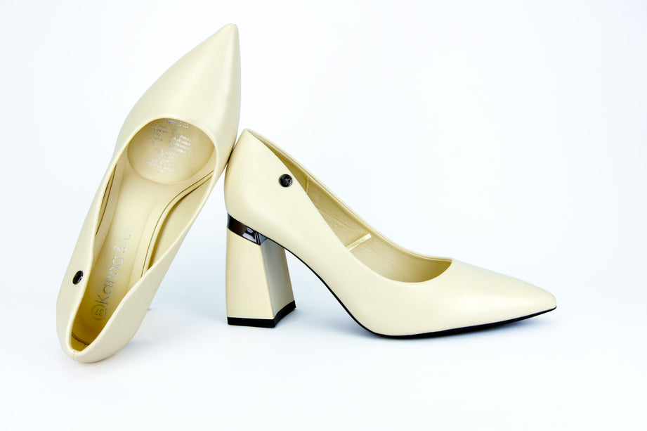 Tacones / Stiletto Ayla Crema