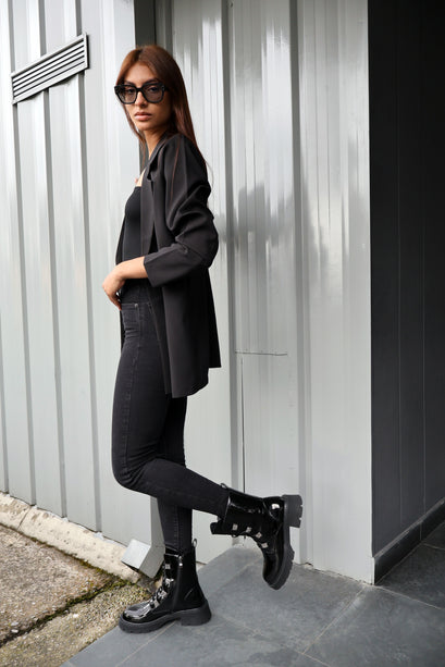 Botines Delila Negro