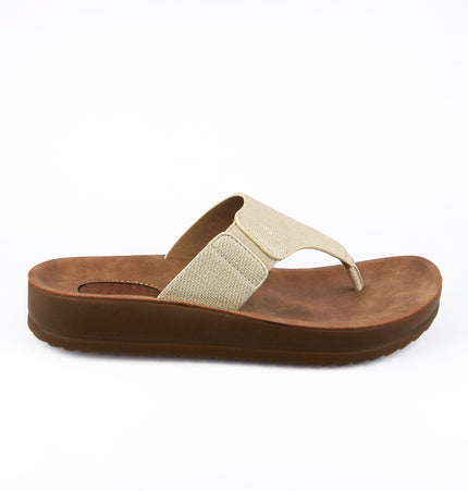 Sandalia Iris Beige