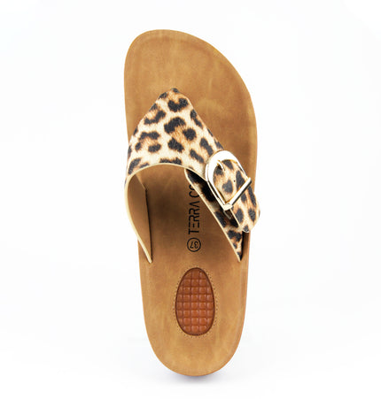 Sandalia Leana Cafe Leopardo