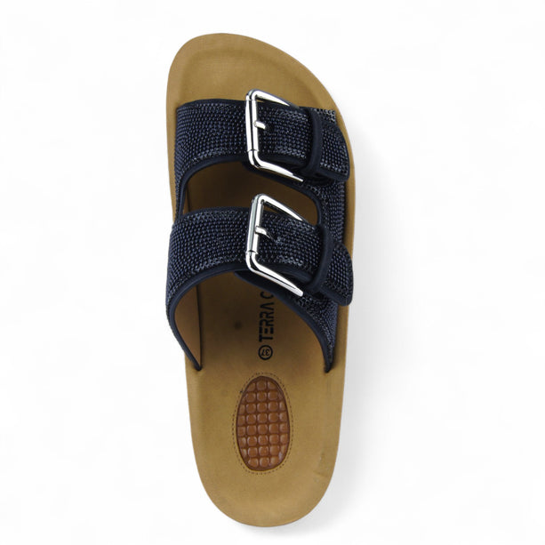 Sandalias Perla Negro