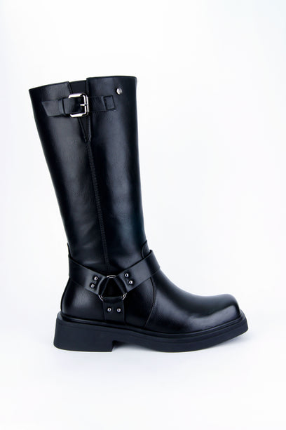 Botas Biker Lia caña alta para mujer
