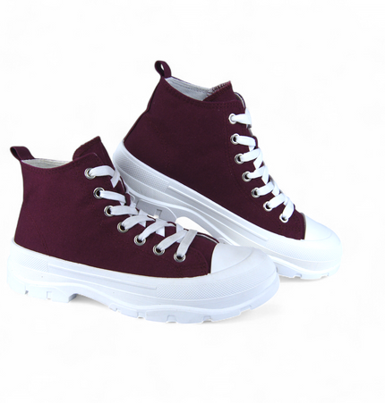Tenis Nour Vino tipo converse
