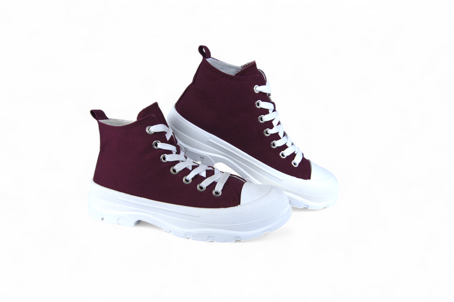 Tenis Nour Vino tipo converse