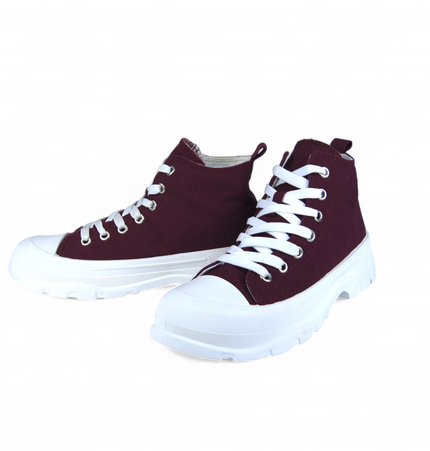 Tenis Nour Vino tipo converse