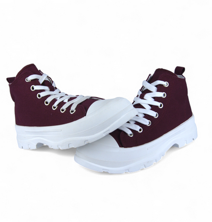 Tenis Nour Vino tipo converse
