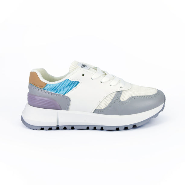 Teni Lola Blanco con Gris
