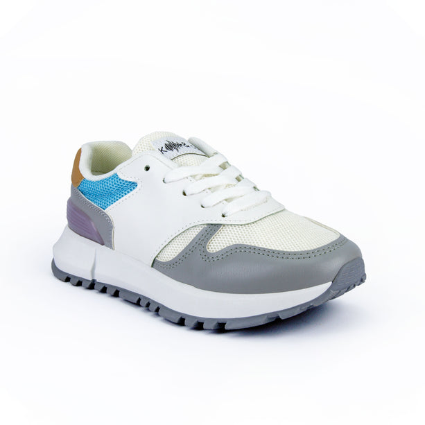 Teni Lola Blanco con Gris
