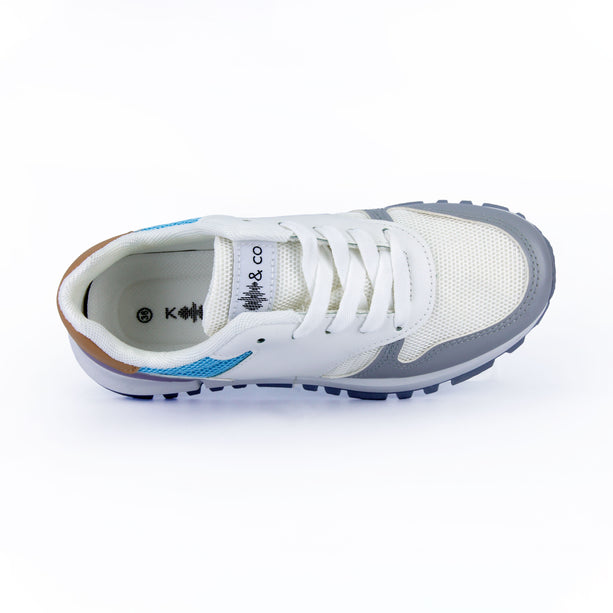 Teni Lola Blanco con Gris