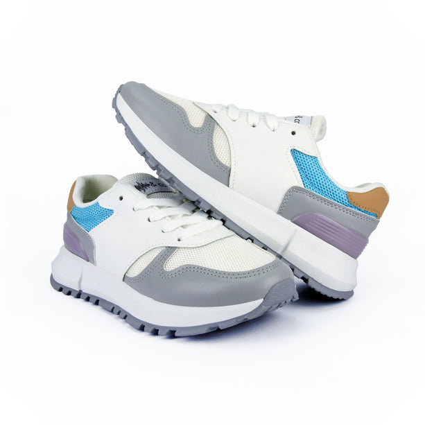 Teni Lola Blanco con Gris