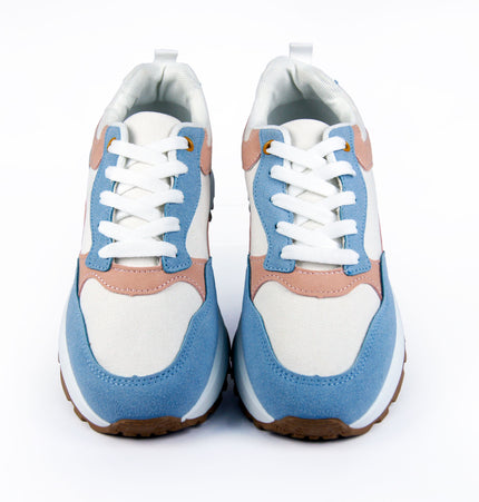 Teni Vilma blanco con azul