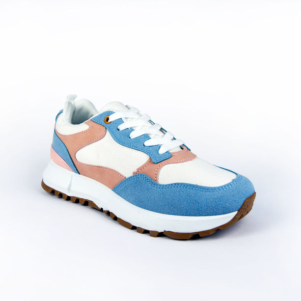 Teni Vilma blanco con azul