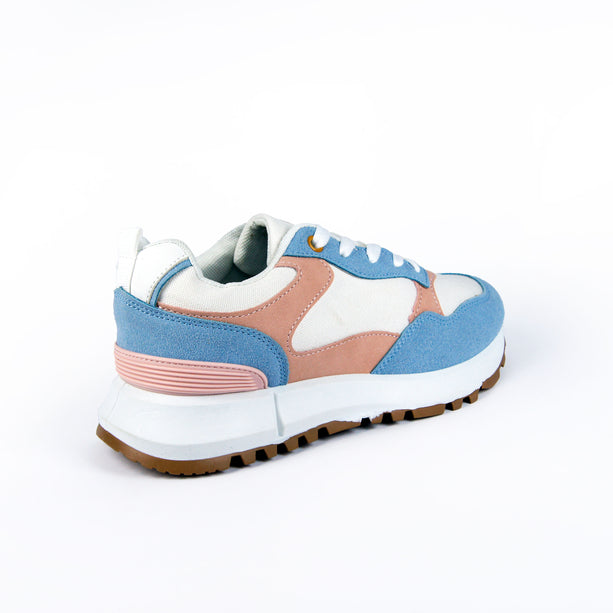 Teni Vilma blanco con azul