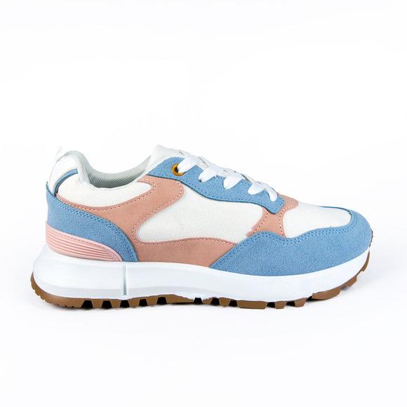 Teni Vilma blanco con azul