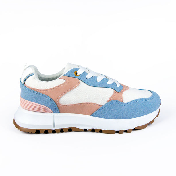 Teni Vilma blanco con azul