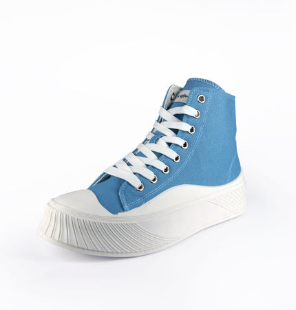 Tenis Aly Azul tipo converse