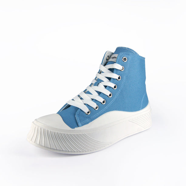 Tenis Aly Azul tipo converse