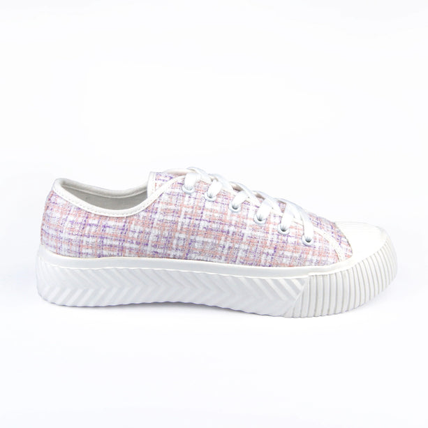 Tenis Gracia Blanco con rosa