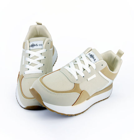 Tenis Amina Beige