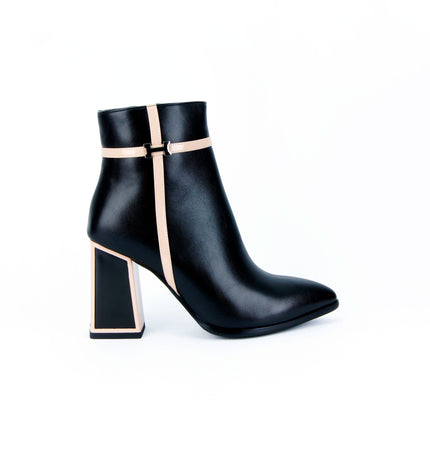 Botines Ari bicolor con herraje