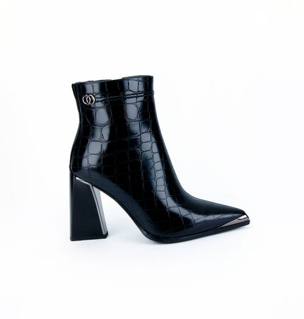 Botines Alexa textura croco