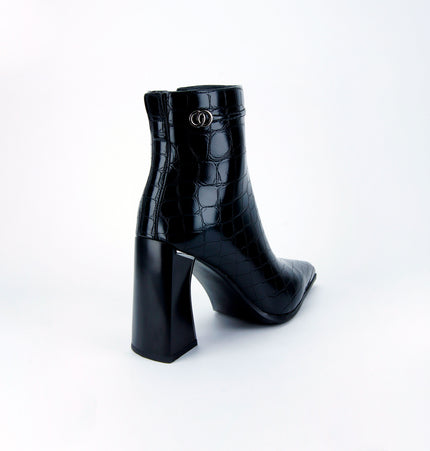Botines Alexa textura croco