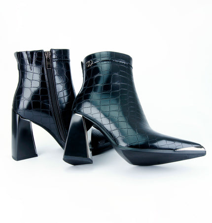 Botines Alexa textura croco