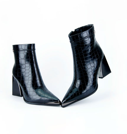 Botines Alexa textura croco