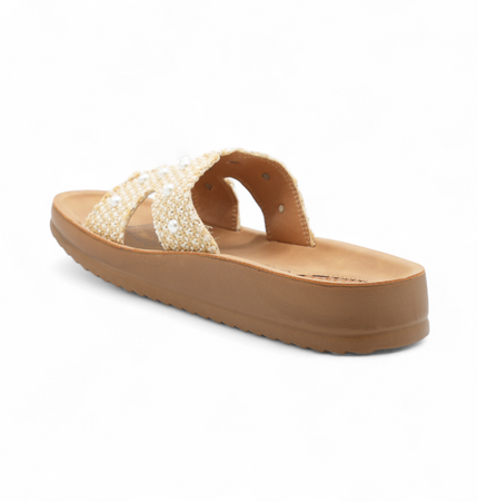 Sandalia Paula Beige