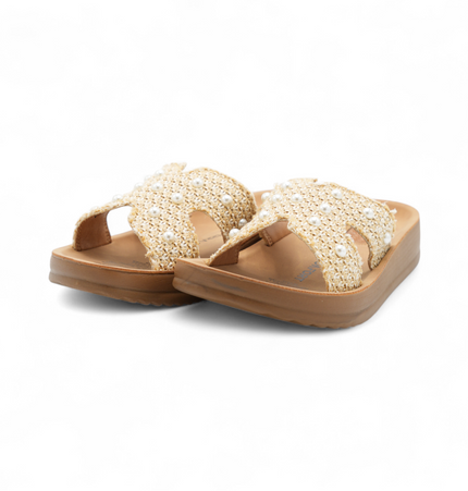 Sandalia Paula Beige