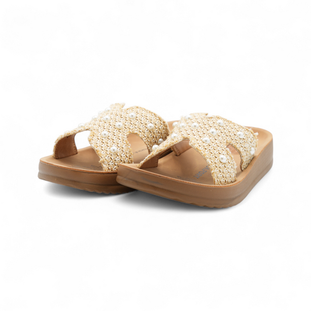 Sandalia Paula Beige